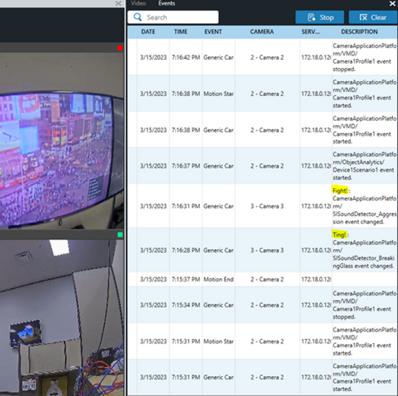 AMAG Enhanced Camera Analytics Support