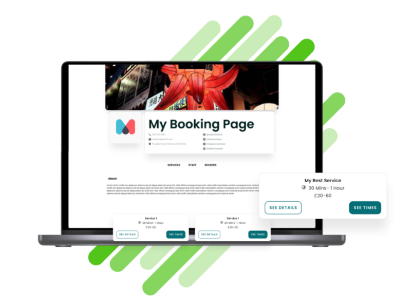 sisc product online booking page with lozenges